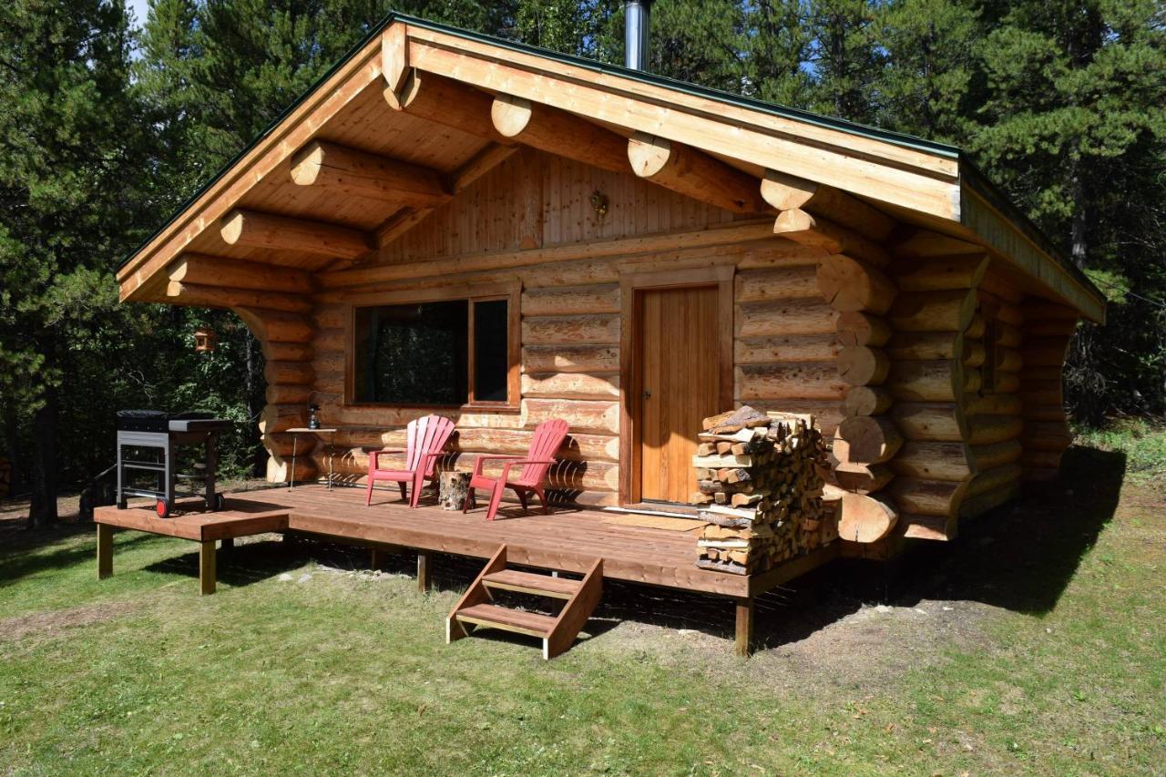 Rocky Mountain Escape Dome & Log Cabin Rentals - Rock Lake Rock Lake Lodge Provincial Park Buitenkant foto