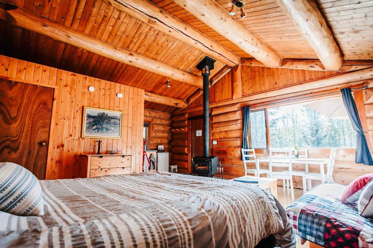 Rocky Mountain Escape Dome & Log Cabin Rentals - Rock Lake Rock Lake Lodge Provincial Park Buitenkant foto
