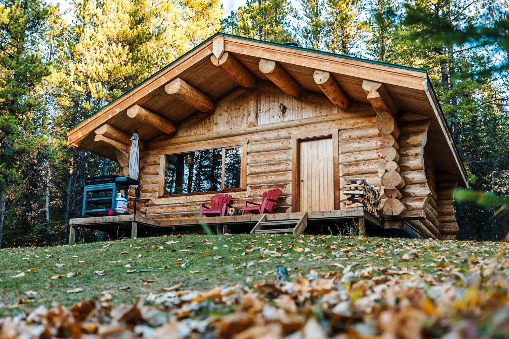 Rocky Mountain Escape Dome & Log Cabin Rentals - Rock Lake Rock Lake Lodge Provincial Park Buitenkant foto