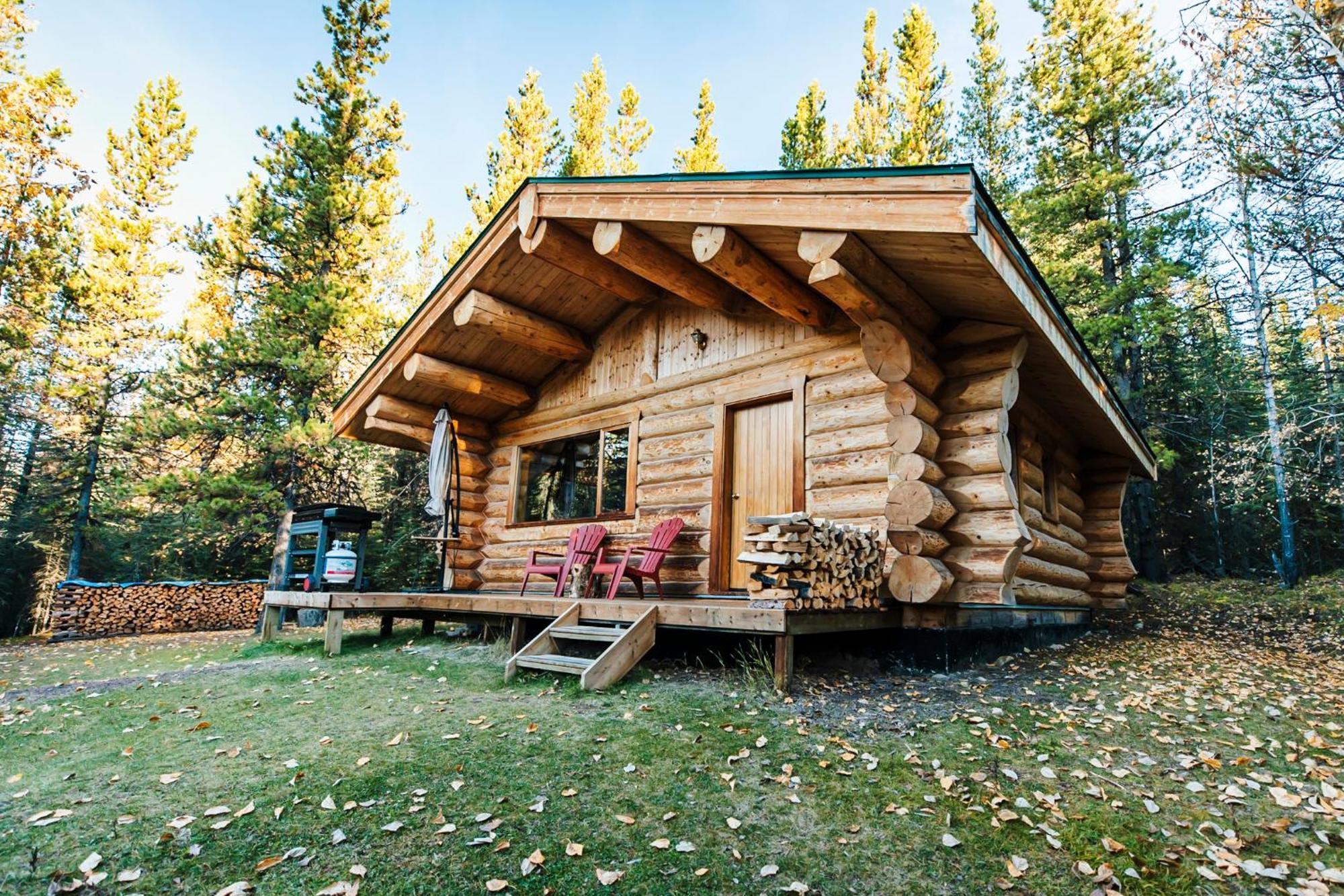 Rocky Mountain Escape Dome & Log Cabin Rentals - Rock Lake Rock Lake Lodge Provincial Park Buitenkant foto